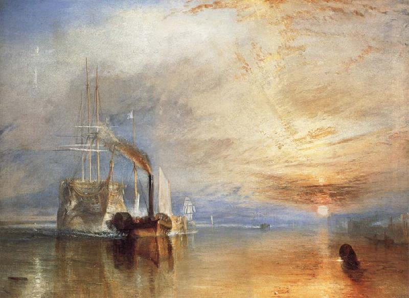 Joseph Mallord William Turner The Fighting Temeraire Tugged to Her Last Berth to be Broken Up Germany oil painting art